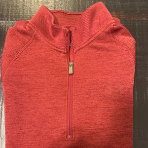 UnderArmour Burgundy/Crimson, 1/4 Zip Pullover, S